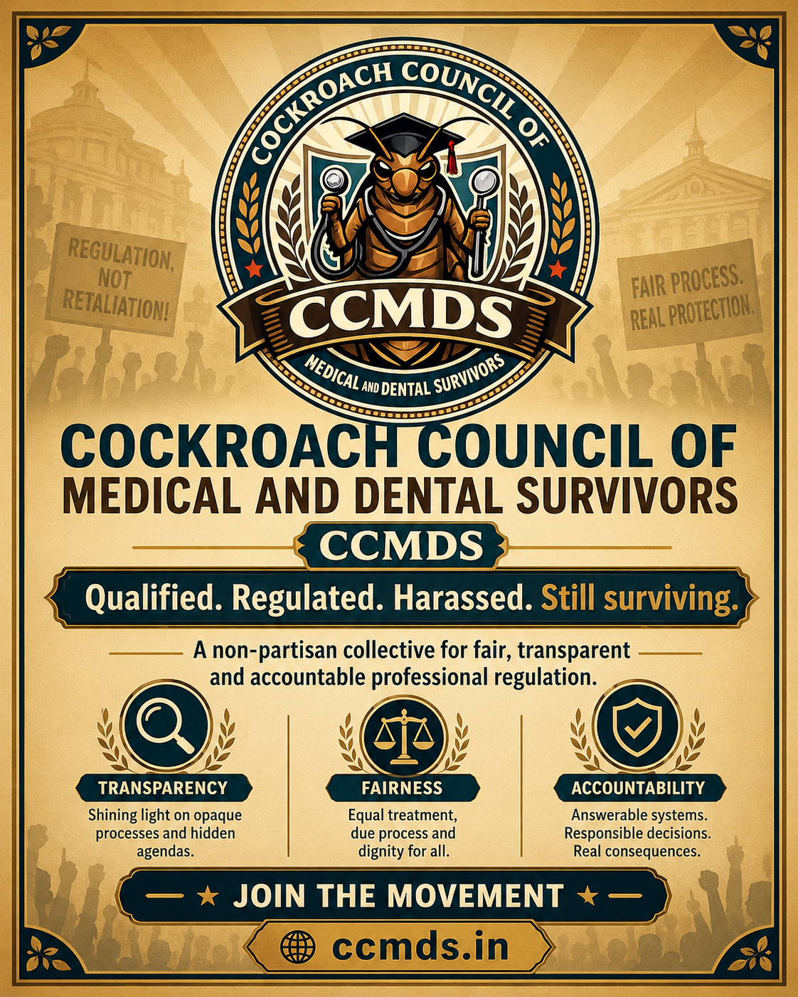 CCMDS launch poster
